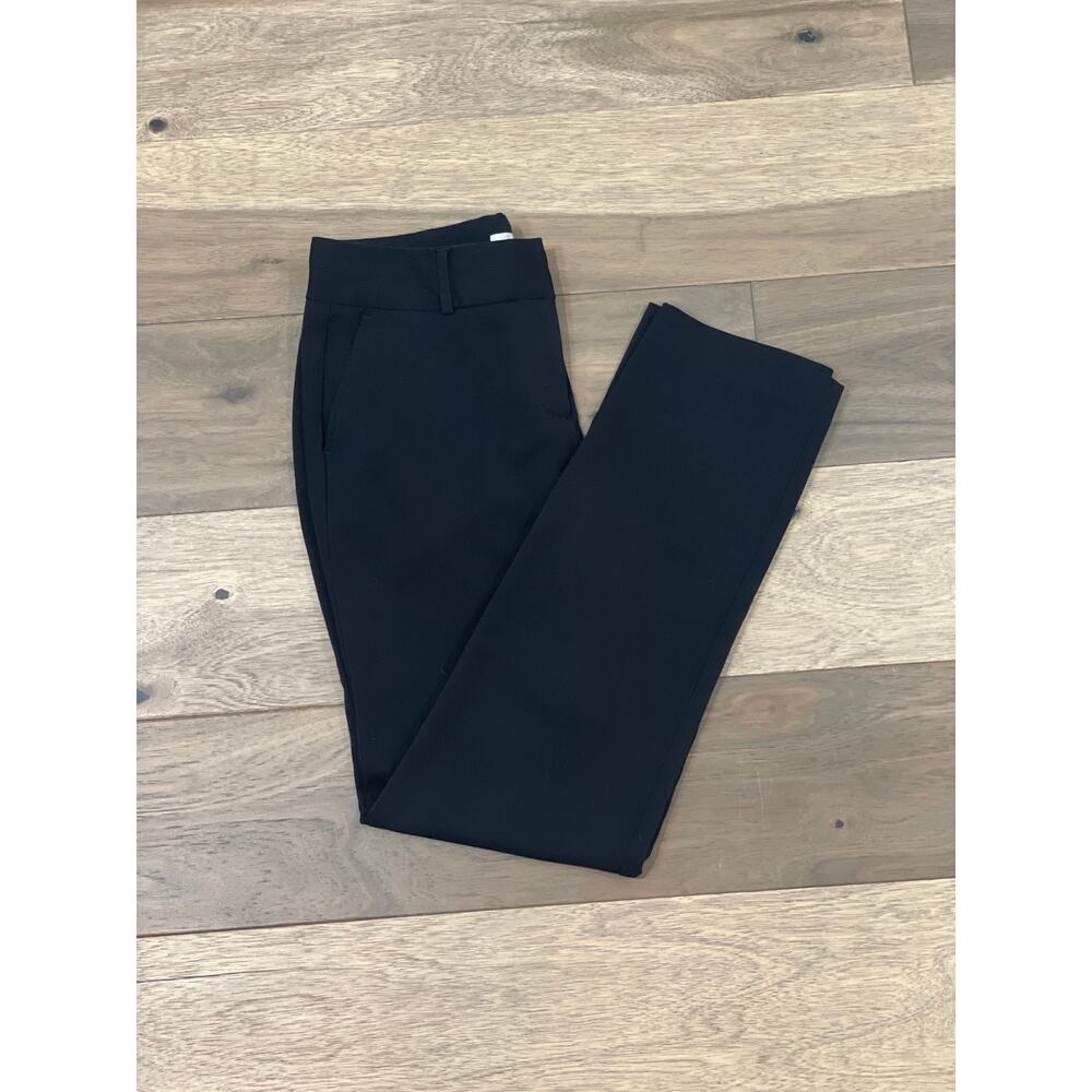 Michael Michael Kors Black Pants Size 2 Straight Leg Stretch Modern Fit
